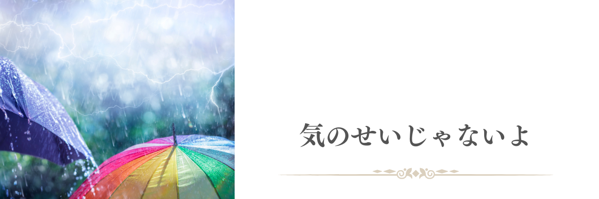 しとしと雨の日は…